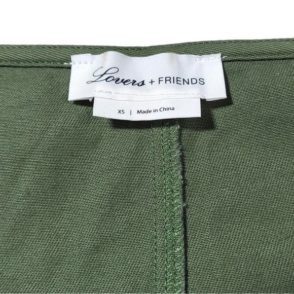 Lovers + Friends x Revolve Kaili Button Up Mini Dress in Green - Picture 5 of 11